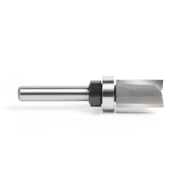 Amana Tool 45361 Carbide Tipped Flush Trim Plunge Template 9/16 D x 3/4 CH x 1/4 Inch SHK w/ Upper Ball Bearing Router Bit