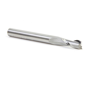 Amana Tool 46338 Solid Carbide Spiral 2 Flute Plunge 1/4 D x 5/8 CH x 1/4 SHK x 2-1/2 Inch Long Up-Cut Router Bit