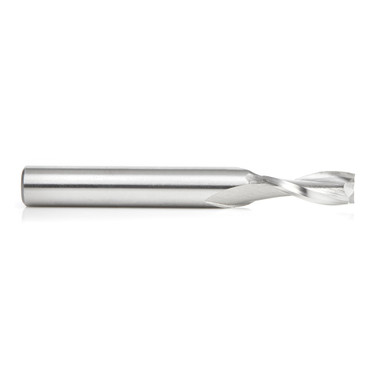 Amana Tool HSS1638 HSS Spiral Aluminum Cutting Double Flute Up-Cut 5/16 D x 3/4 CH x 3/8 SHK 3 Inch Long Router Bit