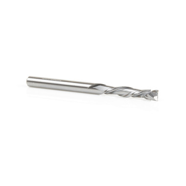 Amana Tool 46181 CNC Fresa espiral de compresión de carburo sólido 3/16 D x 1 CH x 3/16 SHK x 2-1/2 pulgadas de largo