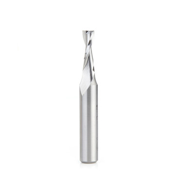 Amana Tool HSS1640 HSS Spiral Aluminum Cutting Double Flute Up-Cut 5/16 D x 1 CH x 1/2 SHK 3-1/2 Inch Long Router Bit