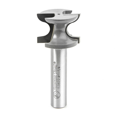 Amana Tool 53822 Ponteira de carboneto para peitoril de janela 7/32 R x 1-1/4 D x 7/8 CH x 1/2 polegada SHK Router Bit