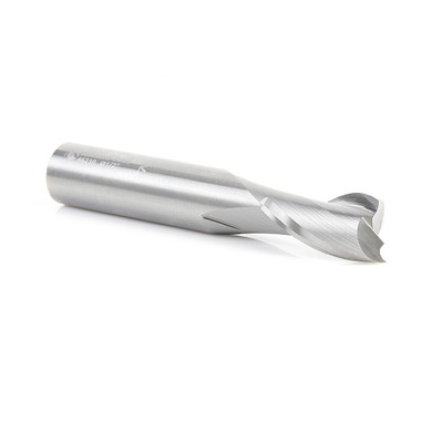 Amana Tool 46210 Solid Carbide Spiral 2 Flute Plunge 1/2 D x 7/8 CH x 1/2 SHK x 3 Inch Long Up-Cut Router Bit