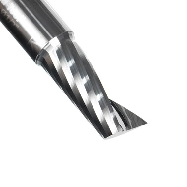 Amana Tool 51379 CNC SC Spiral O Single Flute, Corte de Aluminio 1/2 D x 1-1/8 CH x 1/2 SHK x 2-1/2 Pulgadas de Largo Broca para Fresadora con Acabado Espejo
