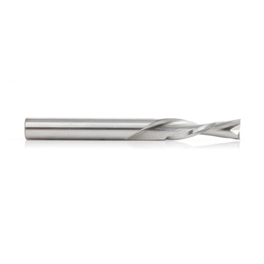 Amana Tool HSS1658 HSS Spiral Aluminum Cutting Double Flute Down-Cut 5/16 D x 1 CH x 5/16 SHK 3 Inch Long Router Bit