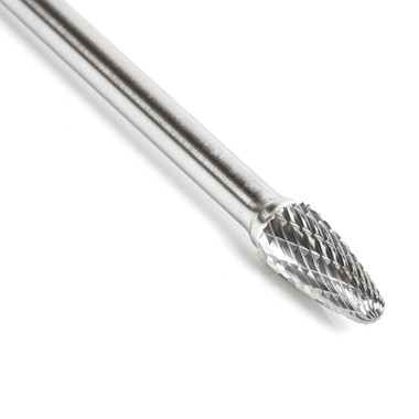 Amana Tool BURS-143 Cabeza SC en forma de árbol 3/8 D x 3/4 CH x 1/4 SHK x 6-3/4 Pulgadas de largo Fresa SF de doble corte