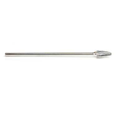 Amana Tool BURS-146 Tree Shape SC Head 1/2 D x 1 CH x 1/4 SHK x 7 Inch Long Double Cut SF Burr Bit