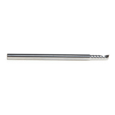Herramienta Amana 51636 CNC Métrico SC Espiral O Un Filo, Corte de Plástico 4 D x 12 CH x 4 SHK x 64mm de Largo Fresa para Fresadora CNC con Acabado Espejo