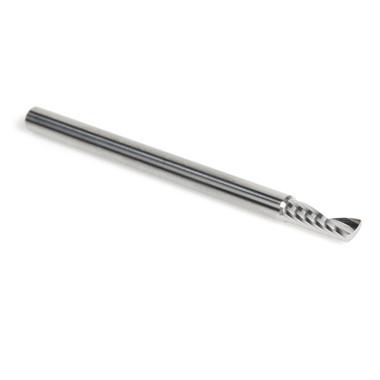 Herramienta Amana 51636 CNC Métrico SC Espiral O Un Filo, Corte de Plástico 4 D x 12 CH x 4 SHK x 64mm de Largo Fresa para Fresadora CNC con Acabado Espejo