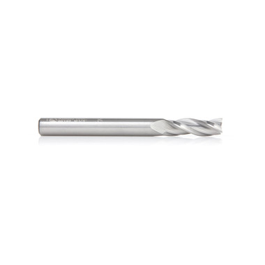 Amana Tool 46149 CNC Solid Carbide Spiral Plunge 1/4 D x 3/4 CH x 1/4 SHK x 2-1/2 Inch Long Up-Cut, 3-Flute Router Bit