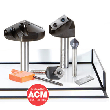 ACM V-Groove Router Bit - Amana Tool RC-45714, 90 Deg Folding