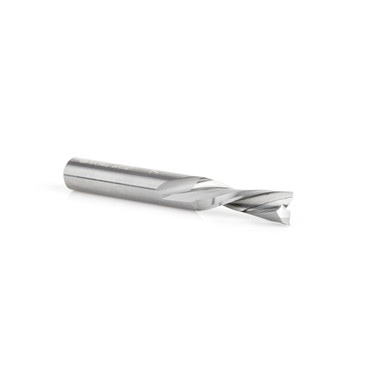 Amana Tool 51784 SC CNC Espiral Doble Filo O, Corte de Plástico 1/4 Dia x 3/4 CH x 1/4 Vástago x 2 Pulgadas de Largo Fresa de Corte Descendente