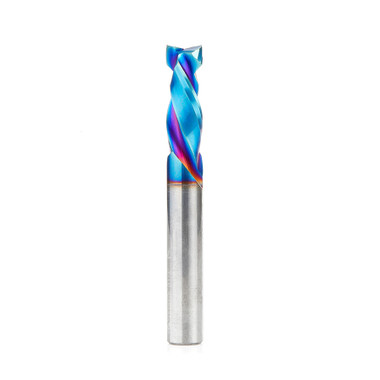 Amana Tool 46395-K CNC SC Spektra Herramienta Extrema Recubierta de Vida Mortaja Compresión Espiral 3/8 D x 1-1/16 CH 3/8 SHK Fresa de 3 Pulgadas de Largo y 2 Flautas