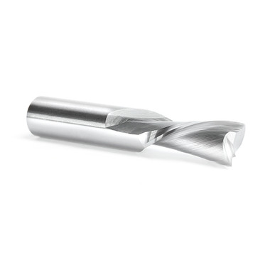 Amana Tool 46436 Solid Carbide Spiral Plunge 1/2 D x 1-1/8 CH x 1/2 SHK x 3 Inch Long Down-Cut Router Bit