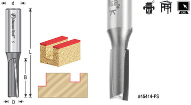 High Production 3?? Down Shear Straight Plunge Router Bits Amana Tool