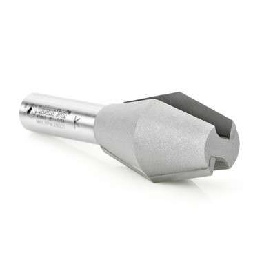 Amana Tool 45860 Carbide Tipped Butterfly Spine 14 Deg x 1-1/8 D x 1-3/4 CH x 1/2 Inch SHK Router Bit