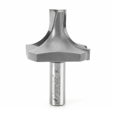 Amana Tool 49710 Carbide Tipped Plunging Round Over 3/4 R x 2 Inch D x 1-13/32 CH x 1/2 SHK Router Bit