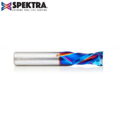 Amana Tool 46182-K CNC SC Spektra Extreme Tool Life Coated Compression Spiral 1/2 D x 1 CH x 1/2 SHK x 3 Inch Long Router Bit