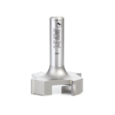 Amana Tool 45527 Carbide Tipped 2 Dia x 1/2 CH x 1/2 Shk x 2-1/2 Long Spoilboard Surfacing & Flattening 4-Flute Router Bit