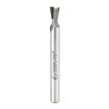 Amana Tool 45820 Carbide Tipped Dovetail 7-1/2 Deg x 1/4 D x 5/16 CH x 1/4 Inch SHK Router Bit for Omnijig & Incra