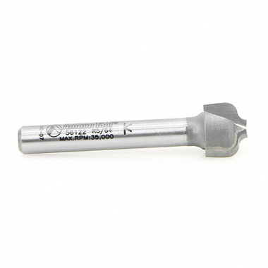 Amana Tool 56122 Carbide Tipped Plunging Ogee Style A 5/64 R x 3/4 D x 1/2 CH x 1/2 Inch SHK Router Bit