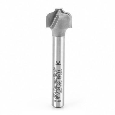 Amana Tool 56122 Carbide Tipped Plunging Ogee Style A 5/64 R x 3/4 D x 1/2 CH x 1/2 Inch SHK Router Bit