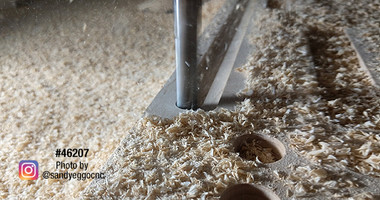 Fresas de carburo sólido con filo en espiral de 2 hilos de corte descendente