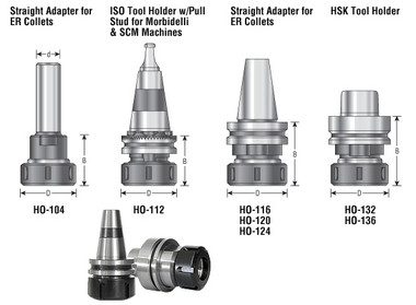 Adaptateurs/supports CNC pour plusieurs machines