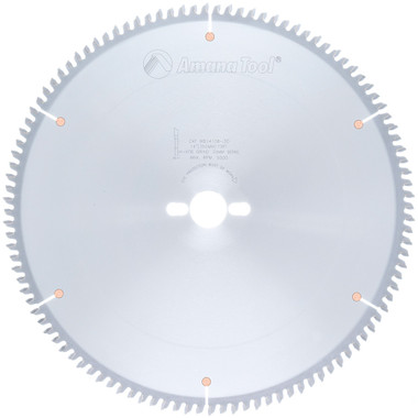 Amana Tool MB14108-30 Carbide Tipped Double-Face Melamine 14 Inch D x 108T H-ATB, -6 Deg, 30MM Bore, Circular Saw Blade