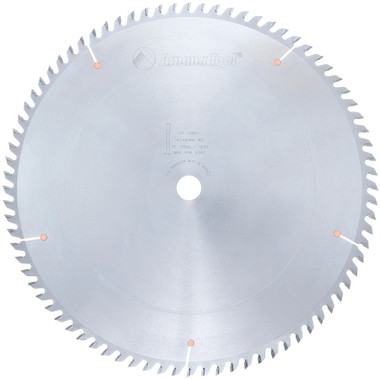 Amana Tool 716801 Carbide Tipped Cut-Off and Crosscut 16 Inch D x 80T TCG, 10 Deg, 1 Inch Bore, Circular Saw Blade