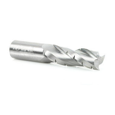 Amana Tool 46138 CNC SC Finisher Espiral 3 Flautas 3/4 D x 2-1/4 CH x 3/4 SHK x 4 Pulgadas de Largo Fresa de Corte Ascendente con Rompevirutas