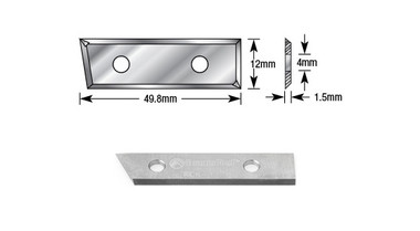 RCK-112 CNC Insert Sign Making (Signmaking) Router Bits - Solid Carbide Replacement Blade