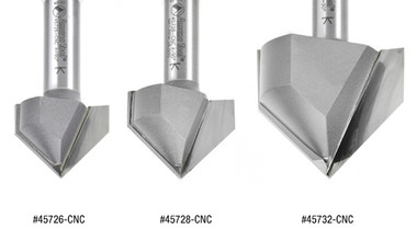 V-Groove Router Bits, Non-BG