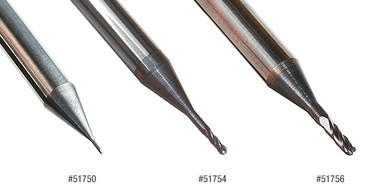 Mèches de défonceuse à billes en carbure monobloc avec revêtement AlTiN pour l'acier, l'acier inoxydable et les matériaux composites