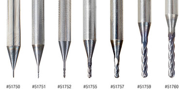 Mèches de défonceuse à billes en carbure monobloc avec revêtement AlTiN pour l'acier, l'acier inoxydable et les matériaux composites