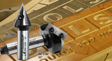 3D Signmaking, Lettering & Engraving CNC Insert Solid Carbide V-Groove Router Bit Collections