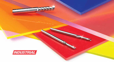 Vollhartmetall CNC Spirale O-Nut, Kunststoff schneiden Up-Cut Router Bits