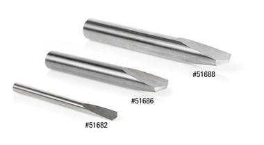 Vollhartmetall CNC 118 Grad Spatenbohrer / Router Bits für Stahl, Edelstahl & Nichteisen-Materialien