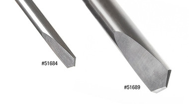 Vollhartmetall CNC 118 Grad Spatenbohrer / Router Bits für Stahl, Edelstahl & Nichteisen-Materialien