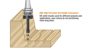 Rallonges de porte-outils CNC de haute précision