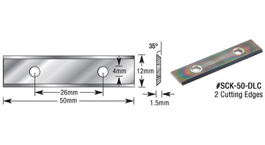 Vollhartmetallmesser mit diamantähnlicher Kohlenstoffbeschichtung (DLC) für Massivholz