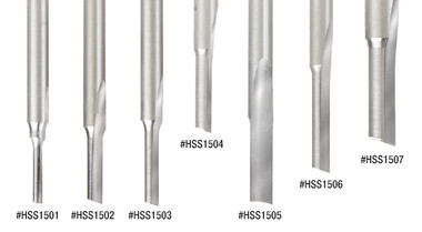 HSS Kunststoff schneiden gerade O-Nut Router Bits