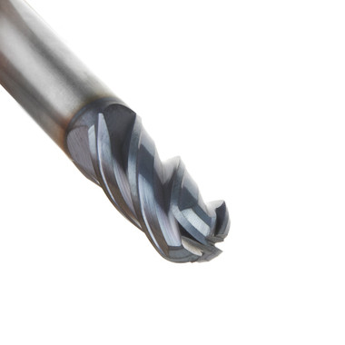 Amana Tool 51802 High Performance CNC Solid Carbide Variable Helix Spiral Ball Nose with AlTiN Coating for Steel, Stainless Steel & Composites 3/16 R x 3/8 Dia x 7/8 Cut Height x 3/8 Shank x 2-1/2 Inches Long Up-Cut 4-Flute End Mill/Router Bit