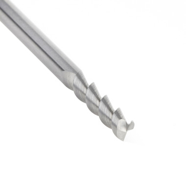 Amana Tool 51830 CNC Solid Carbide Aluminum and Acrylic Cutting 55 Deg Helix End Mill 1/8 Dia x 1/2 Cut Height x 1/8 Inch Shank