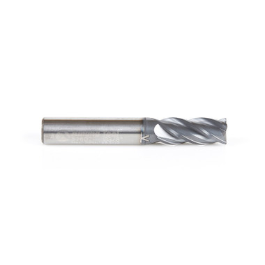 Amana Tool 51607 Espiral de metal duro CNC de hélice variable para cemento, hierro fundido, acero inoxidable, acero, hierro fundido y titanio con recubrimiento AlTiN