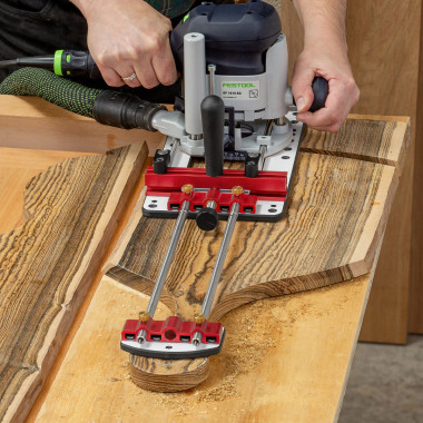 Woodpeckers Multi-Function Router Base - Includes 5/16 Inch Guide Rods and 1 Pair of 12 Inch Extension Rods