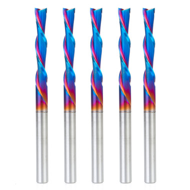 46502-K-5 Solid Carbide Spektra Extreme Tool Life Coated Spiral Plunge 1/4 Dia x 1-1/2 x 1/4 Inch Shank