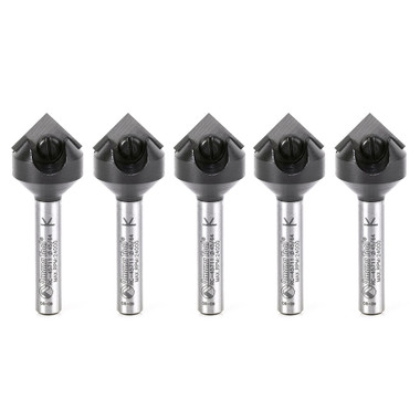 In-Tech Series Insert V-Groove Router Bits