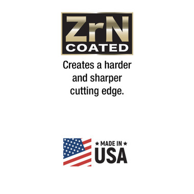 Aluminum Cutting, Solid Carbide Spiral Flush Trim Router Bits Up-Cut and Down-Cut zrn coated usa toolstoday