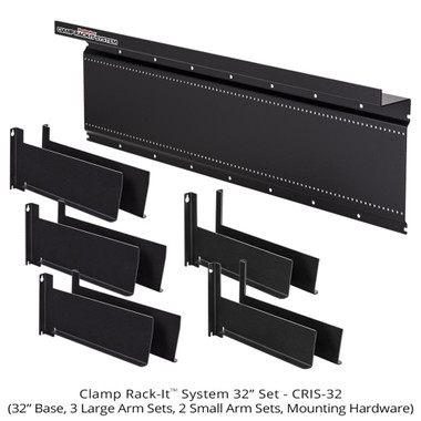 Woodpeckers CRIS-16 Clamp Rack-It System - 16 Inch Base plus 3 Large Arm Sets plus 2 Small Arm Sets